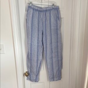 C&C California Blue Linen Pants